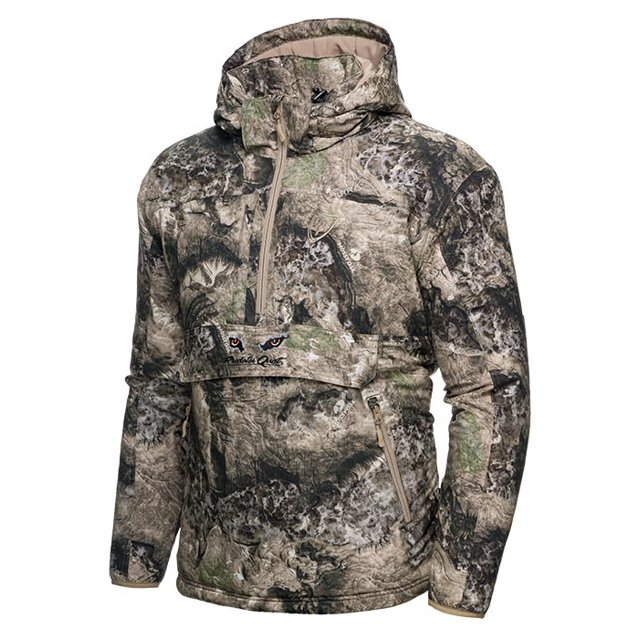 Predator Quest Turret 1/2 Zip Coyote and Small Game Camouflage Hooded