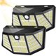 thumbnail image 1 of Luces solares para exteriores, 310 luces solares LED para exteriores IP65 a prueba de agua, gran angular de 270 grados, 3 modos, luz solar LED de seguridad opcional para garaje y patio trasero Rojo Verde, 1 of 5