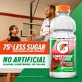 thumbnail image 5 of Gatorade Lower Sugar, No Artificials Fruit Punch Flavored Electrolyte Sports Drink, 20 fl oz 6 Pack, 75% Less Sugar, Hydration, 5 of 6
