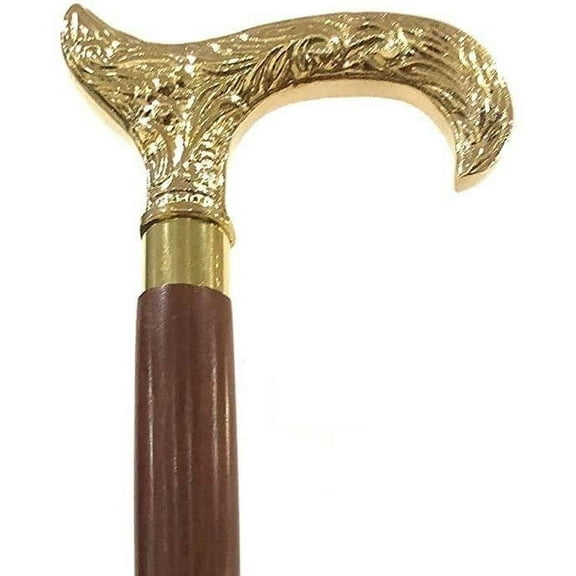 Gentlemen Walking Stick Antique Style Designer Handle Derby Cane Stick