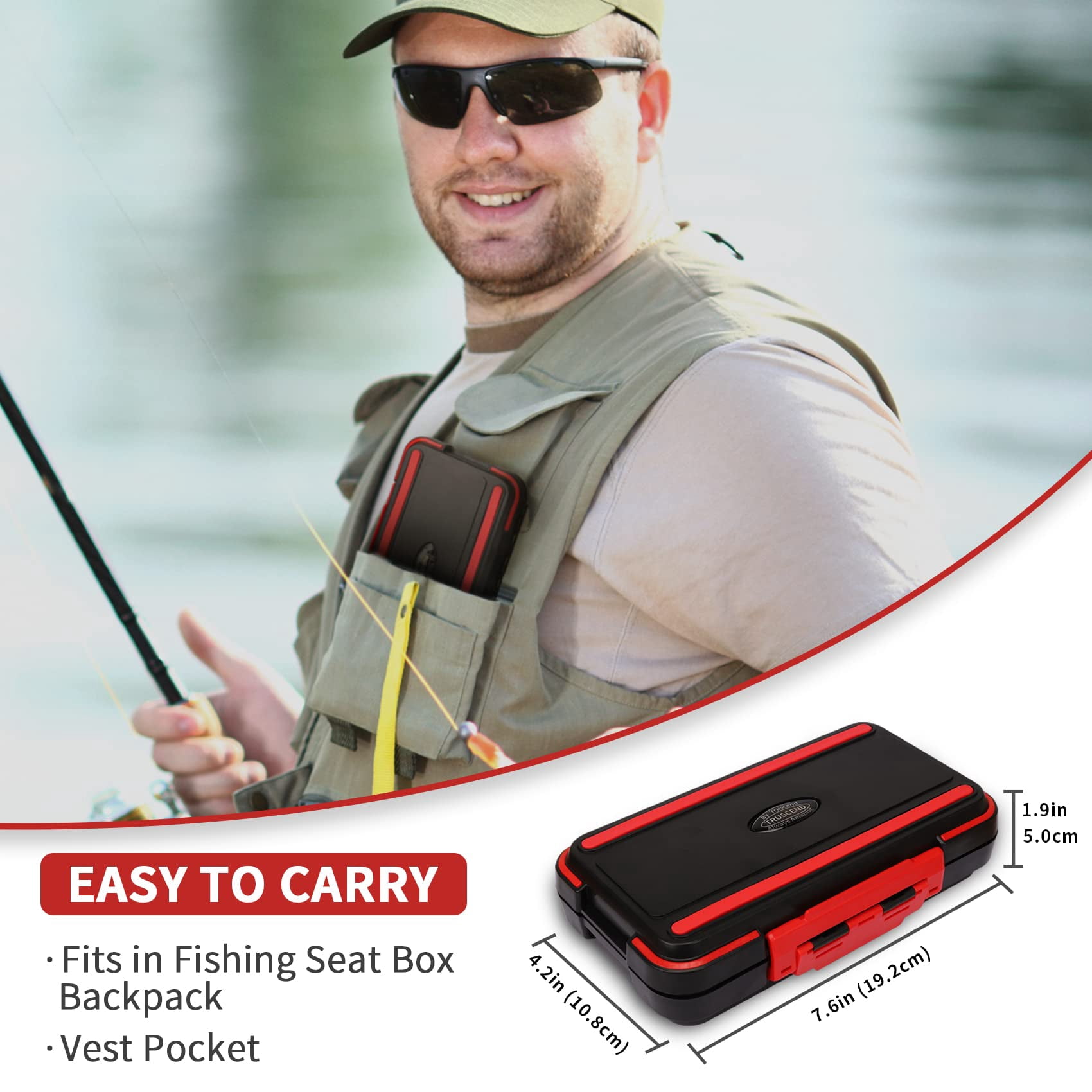 Fishing Tackle & Accessories Kit  Box With Included Sinkers Weights Hooks Swivels Snap Leader Others Freshwater Bass Lures Gear Gifts For Men