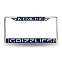 Grizzlies License Plate Frame in Blue