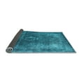 thumbnail image 2 of Ahgly Company Indoor Square Oriental Light Blue Industrial Area Rugs, 5' Square, 2 of 4