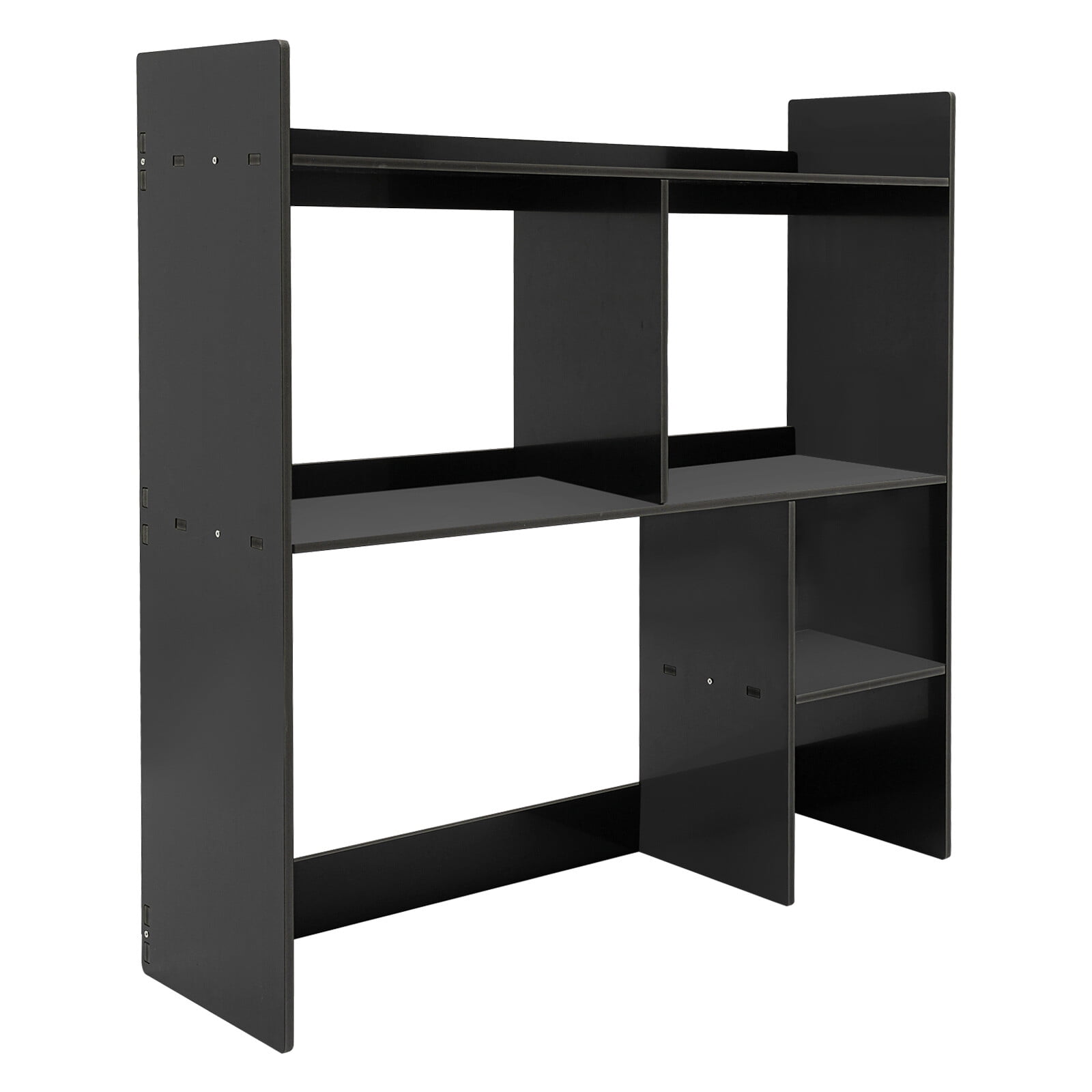 35.4" Desktop Organizer Shelf Desk Hutch for Computer Desk 3 Tier Desk Shelf Multifunctional Freestanding Storage Rack Display Shelf for Home Office