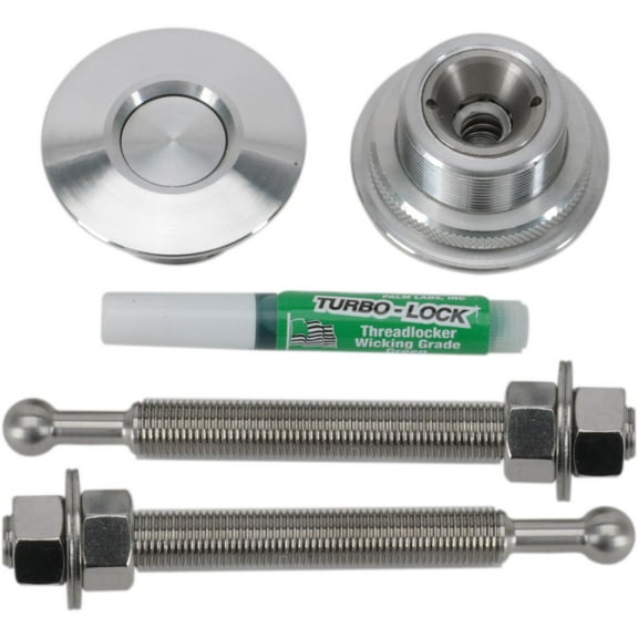 Quik Latch QL-38-LP 38 Series Billet Hood Pins, Machined, Pair