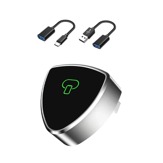 "Car Play Adaptador Inalámbrico Y Android Auto Converter 2en1 Lab.G Negro "