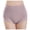Purple, variant on Women's Panties for Women High Waist Supportive Solid Color Belly Lift Underwear Plus Size Comfort Fit Long-Lasting Breathable Design