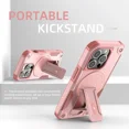 thumbnail image 3 of For Magsafe Stand Invisible Support Phone Case for IPhone 16 14 11 13 12 15 Pro Max Plus Wireless Charging Hard Anti-fall Cover black For iphone 15 Plus, 3 of 6