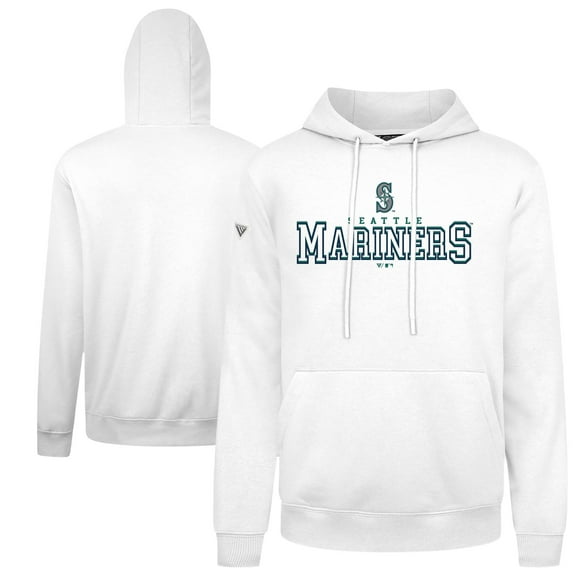 Men's Levelwear White Seattle Mariners Podium Journey Hoodie