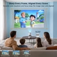 thumbnail image 5 of SGV 720P Smart Portable Projector WiFi 6 Bluetooth 260 ANSI Android 12 White, 5 of 10