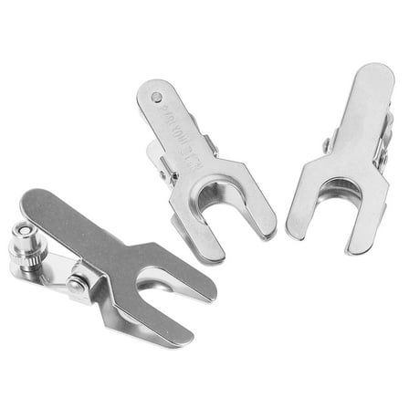 Spherical Pinch Clamps Set of 3 Stainless Steel Laboratory Tool for Secure Equipment Fastening