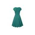 thumbnail image 3 of Haute Edition Women's V-Neck Skater Dress, 3 of 4
