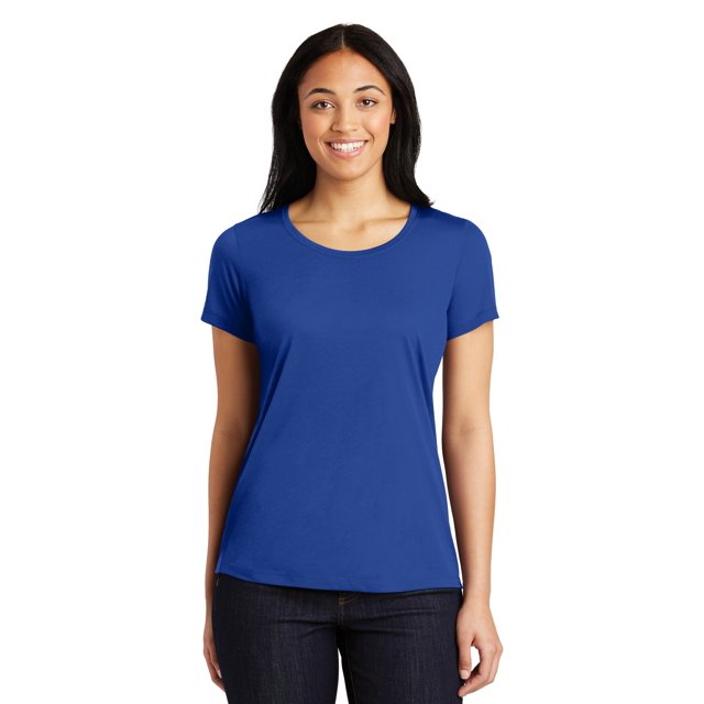 Camiseta de cuello redondo Sport-Tek® Ladies PosiCharge® Competitor™ Cotton Touch™. LST450 deporte-tek LST450