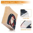 thumbnail image 5 of Yayeee Napkin Holder for Table Kitchen Paper Tissue Organization, Blue Christmas Santa, 5 of 8