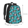 thumbnail image 2 of Balery Skull Cat Backpack for Men and Women - Durable 600D Oxford Cloth -Large Capacity, Water-Resistant School, Travel, and Hiking Bag, 2 of 7