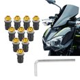thumbnail image 4 of Fairing Screen , Windshield Screw Kit Functional With Wrench For Motorcycle Red,Black,Golden, 4 of 8