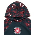 thumbnail image 4 of Marvel Spider-Man Miles Morales French Terry Pullover Hoodie and Shorts Toddler to Big Kid, 4 of 5