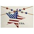 thumbnail image 2 of 4th Of July Star Placemat Heat Resistants Polyester Table Mat Patriotic Americans Flag Theme Kitchen Dining Decor Singles, 2 of 6