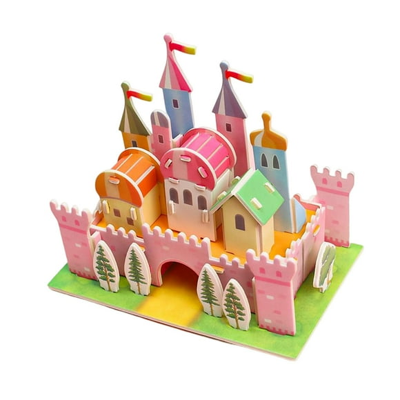 DIY 3D Jigsaw Puzzle Toys CUTICAT Papel Y Tablero de Espuma EPS para Adultos Estilo A