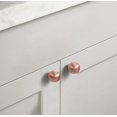 thumbnail image 4 of Goo-Ki Brushed Copper Cabinet Knob with 1.2''(30mm) Dia, Modern Solid Zinc Alloy Drawer Knob, Minimalist Style Cabinet Pull Drawer Handle Wardrobe Cabinet Door Handle 6 Pack, 4 of 6