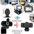 thumbnail image 2 of Full HD 1080 Auto  USB Web Camera with Microphone, suitable for desktops and laptops, 2 of 4