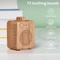 thumbnail image 1 of Estbridge Portable Mini Sound Machine for Sleeping - 20 Soothing Nature Sounds  Timer & Memory  Wood Grain Design for Home  Office  Or Travel, 1 of 7