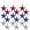 Red/Silver/Blue, variant on Wovilon 18Pcs 4Th Of July Star Ornaments For Tree - Independence Day Star Hanging Ornaments Blue Red Mini Tree Ornaments For Independence Day Labor Day Christmas Tree Decor 4Th Of July Decorations
