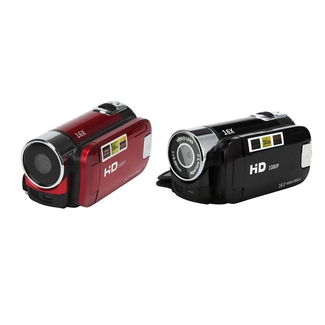 Bearachild Cámara de vídeo Digital de mano DV con micrófono, videocámara, electrónica de fotografía para el hogar, accesorios para acampar, Cámaras de vigilancia Enchufe negro de EE. UU.