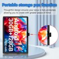 thumbnail image 4 of For BUFO / UGRIHACH 11-Inch Tablet Case Premium PU Cover Lightweight and Portable Built-in Stand and Pen Slot Design With Wrist Strap, 4 of 7