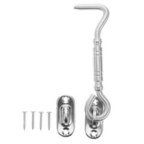 UKCOCO Stainless Steel Eye Hook Latch for Door with Easy Installation