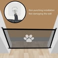thumbnail image 4 of Dog Gate for Stairs Pet Gates, Pets Baby Screen Mesh Gate for Doorways Stairways House Indoor Safety, 4 of 5
