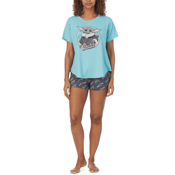 Disney Women's 2-Pc. The Child Shortie Pajamas Set, Medium
