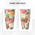 thumbnail image 3 of Vsdgher Succulent And Cactus 20 Oz Stainless Steel Vacuum Insulated, Travel Mug Coffee Cup for Home, Office, Outdoor Works Great for Ice Drinks and Hot Beverage -Without Straw, 3 of 8
