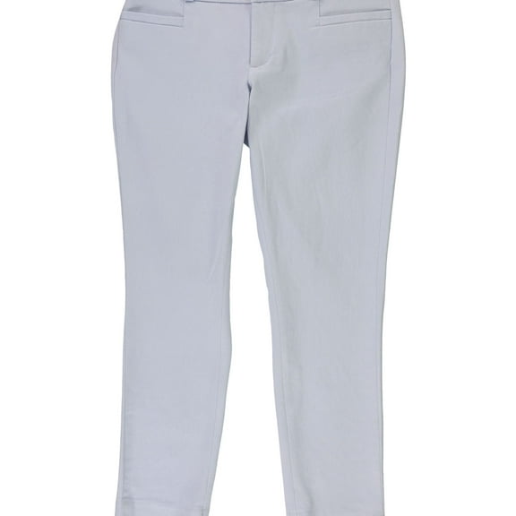 Banana Republic Womens Solid Casual Cropped Pants, Blue, Petite, 00P