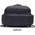 thumbnail image 6 of BULLCAPTAIN Leather Sling Bag for Men Multi-pocket Crossbody Chest Bag Travel Casual Shoulder Backpack, 6 of 7