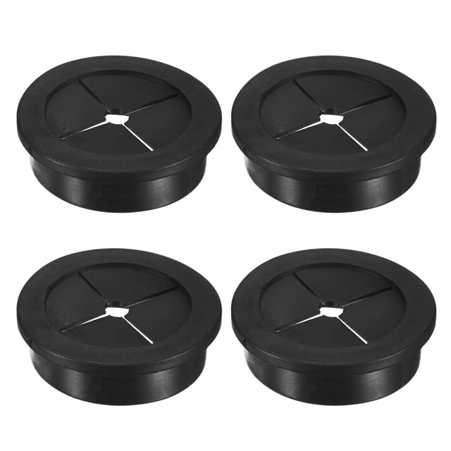 Uxcell 4-Pack Rubber Grommets for Wiring 40mm Desk Hole Grommet for Cables