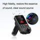 thumbnail image 2 of Transmisor FM Bluetooth para automóvil, micrófono fuerte, adaptador Bluetooth para automóvil con pantalla a color de 1.8 "para llamadas manos libres, admite carga QC3.0, reproductor de músic, 2 of 5