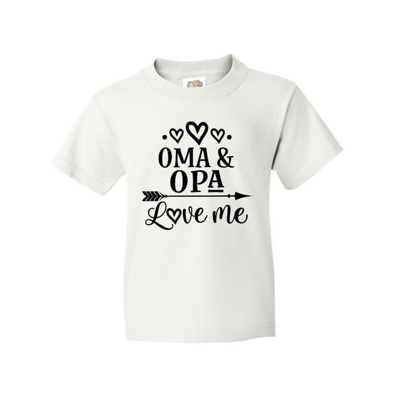 Inktastic My Oma Opa Love Me Grandkids Youth T-Shirt