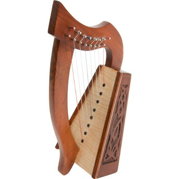 Roosebeck Lily Harp, 8 Strings, Knotwork