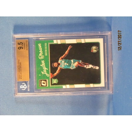 - 2016-17 Donruss Optic #153 Jaylen Brown Rookie BGS 9.5 GEM MINT Celtics