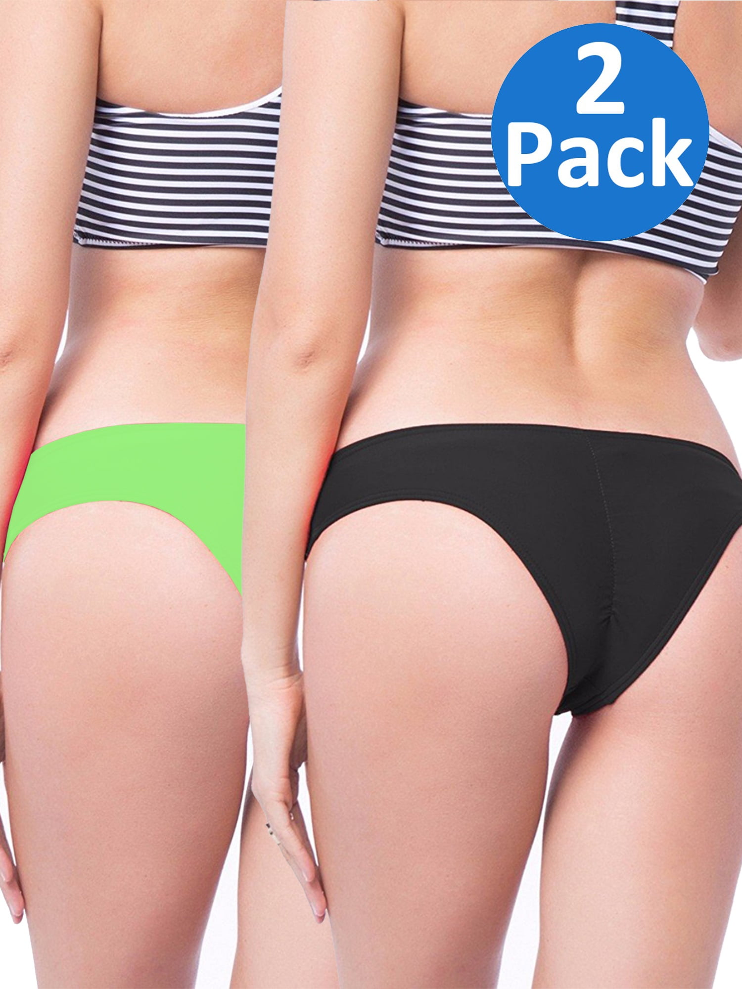 Sayfut Women S Itsy Back Ruched Cheeky Thong Bikini Bottoms Underwear