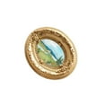 thumbnail image 2 of ZheElen Photo Frame Display Living Room Desktop Flower Decors Frame Picture Round Gold Oval, 2 of 6