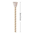thumbnail image 5 of Hyasfey Electroculture Plant Stakes Copper Gardening Antenna Stakes Spiral Copper Wire on Wooden Stakes for Electroculture Plants Fruits Vegetables Growth High-Yield, 5 of 7