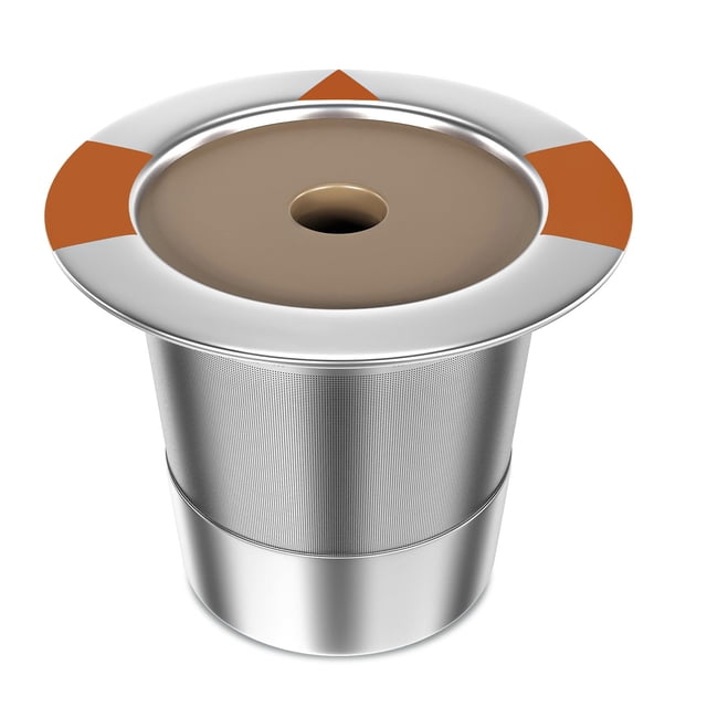 Filtro de café reutilizable FAQQMCVY K-Cup de acero inoxidable
