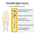 thumbnail image 6 of Ruiandsion G9 Dimmable LED Bulb, 220V AC (For EU/UK/AU), 4W 300LM Warm White 2200K,  Replacement for Desk Lamps, 1-Pack, 6 of 10