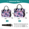 thumbnail image 2 of Large Insulated Lunch Bags for Women Men Leakproof Thermal Meal Lunch Tote Bag for Office Work Picnic Travel Navy Blue Palm Tree 9L, 2 of 6