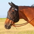thumbnail image 1 of Máscara antimosca Cashel Quiet Ride con orejas, color negro, 1 of 2