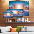thumbnail image 3 of Winter Landscape in City Park - Landscape Canvas Art Print, 3 of 4