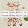 thumbnail image 3 of UAYOTSE Baby Boys Farm Theme Clothing Set Long Sleeve Bodysuit Printed Pants Cow Ear Hat Infant Daily Outfit Size 3-6 Months, 3 of 7
