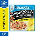 thumbnail image 2 of StarKist Smart Bowls Zesty Lemon, 4.5 oz Pouch (Pack of 12) â€“ Features Pasta & Beans with Wild Caught Light Tuna, 2 of 3
